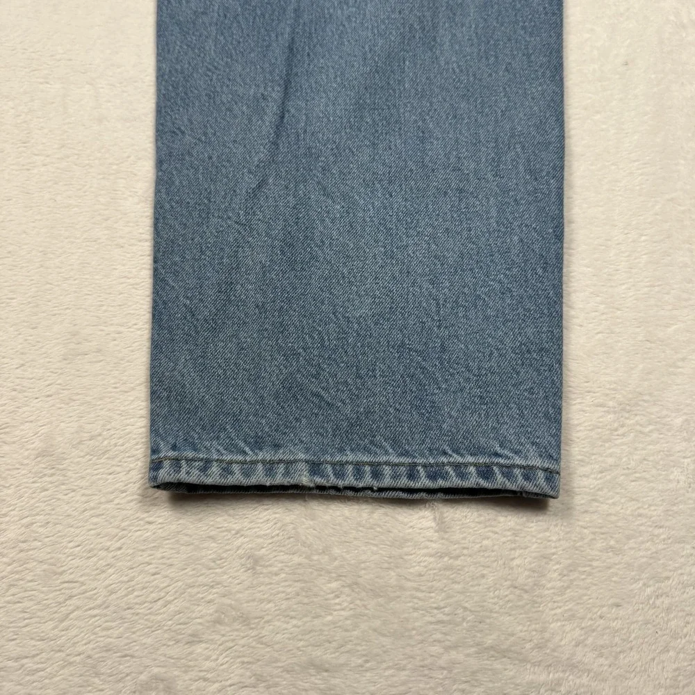 Carhartt Jeans Mens 44x30 Blue Stonewash B17 STW Relaxed Fit Straight Leg Denim‎